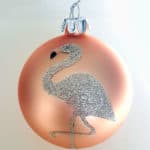 Flamingo Weihnachtskugel